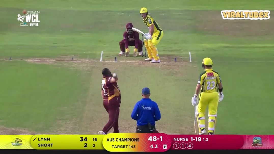 ⁣Australia Champions vs West Indies Champions Match 7 | World Championship of Legends 2025
