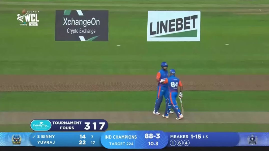 ⁣India Champions vs England Champions Match 13 |  World Championship of Legends 2025