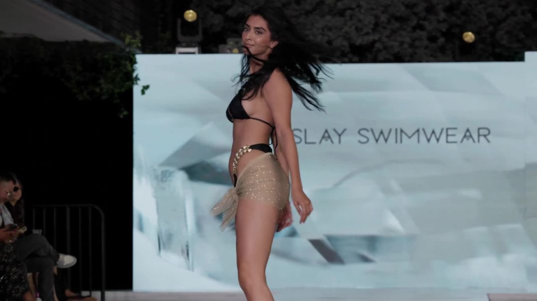 Graceful Jaskiran Kaur Stuns in Slow-Motion | Miami Swim Week