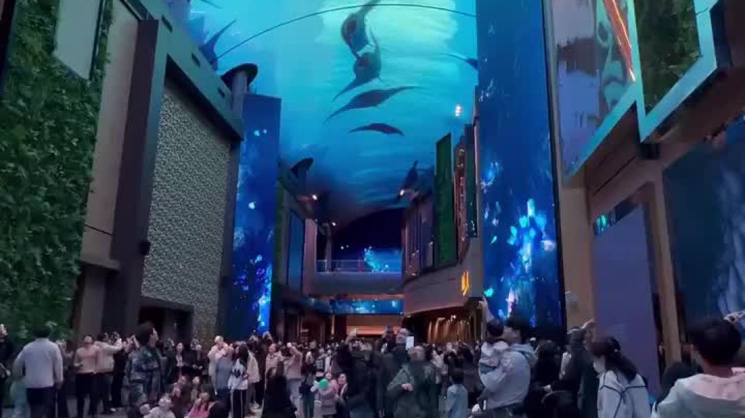 A video of Inspire Entertainment Resort's Aurora zone in Incheon, South Korea